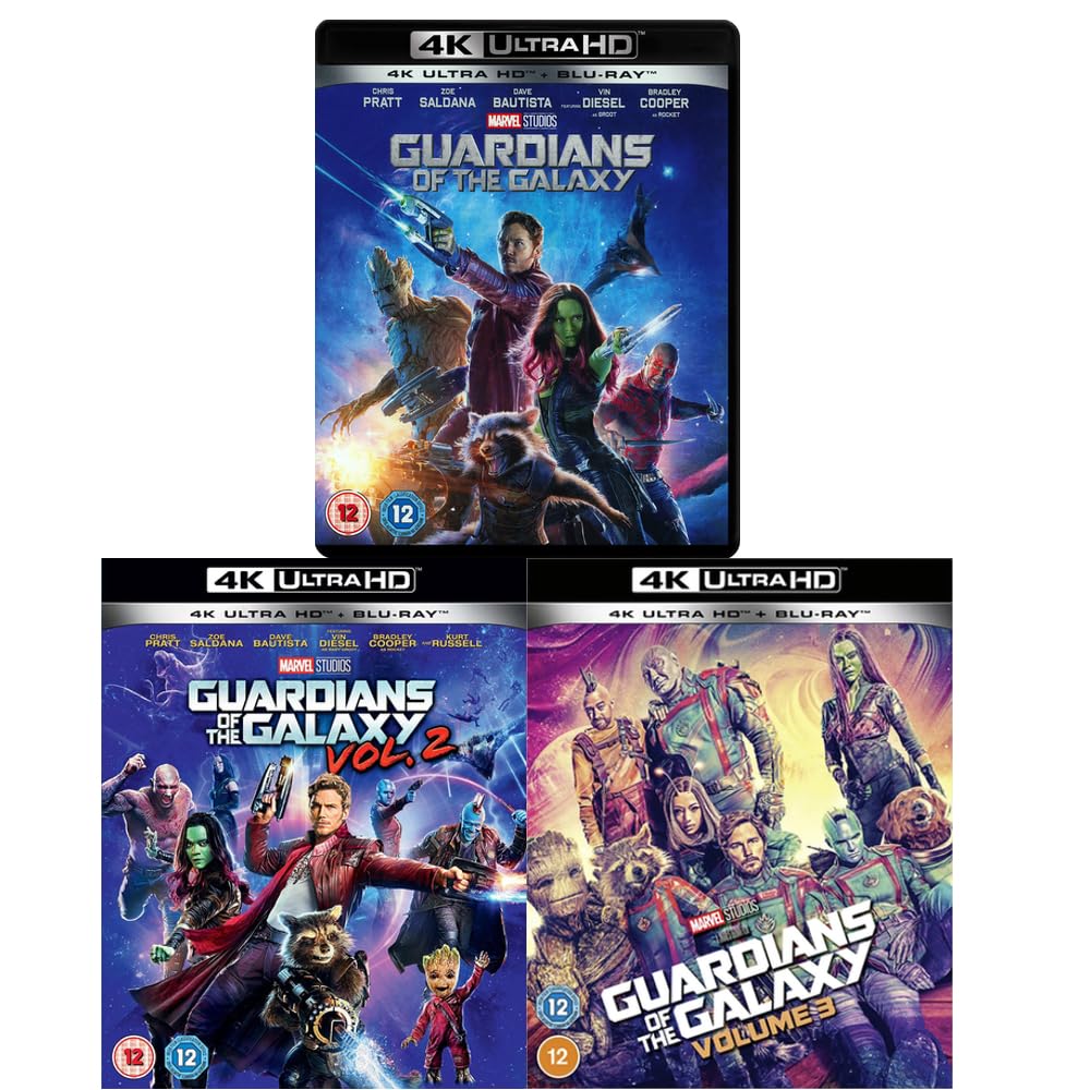 All 3 Guardians Movies in 4K Ultra HD Vol. 1-3 - Bundle Set [4K UHD + Blu-Ray]